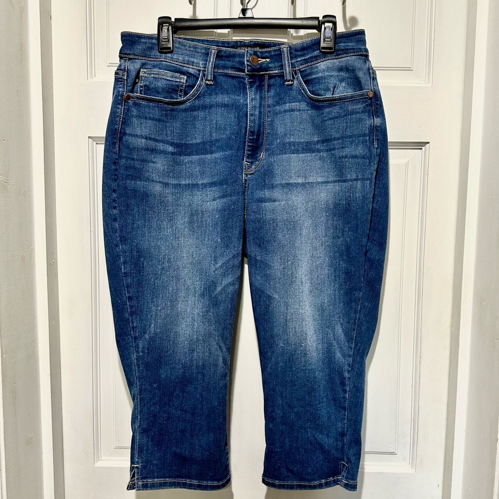 Just Blue Capri Jeans with Side Slits